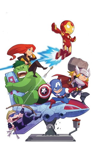 Illustration for article titled Mighty Cute Avengers: The Most Adorable Avengers Fan Art Ever!